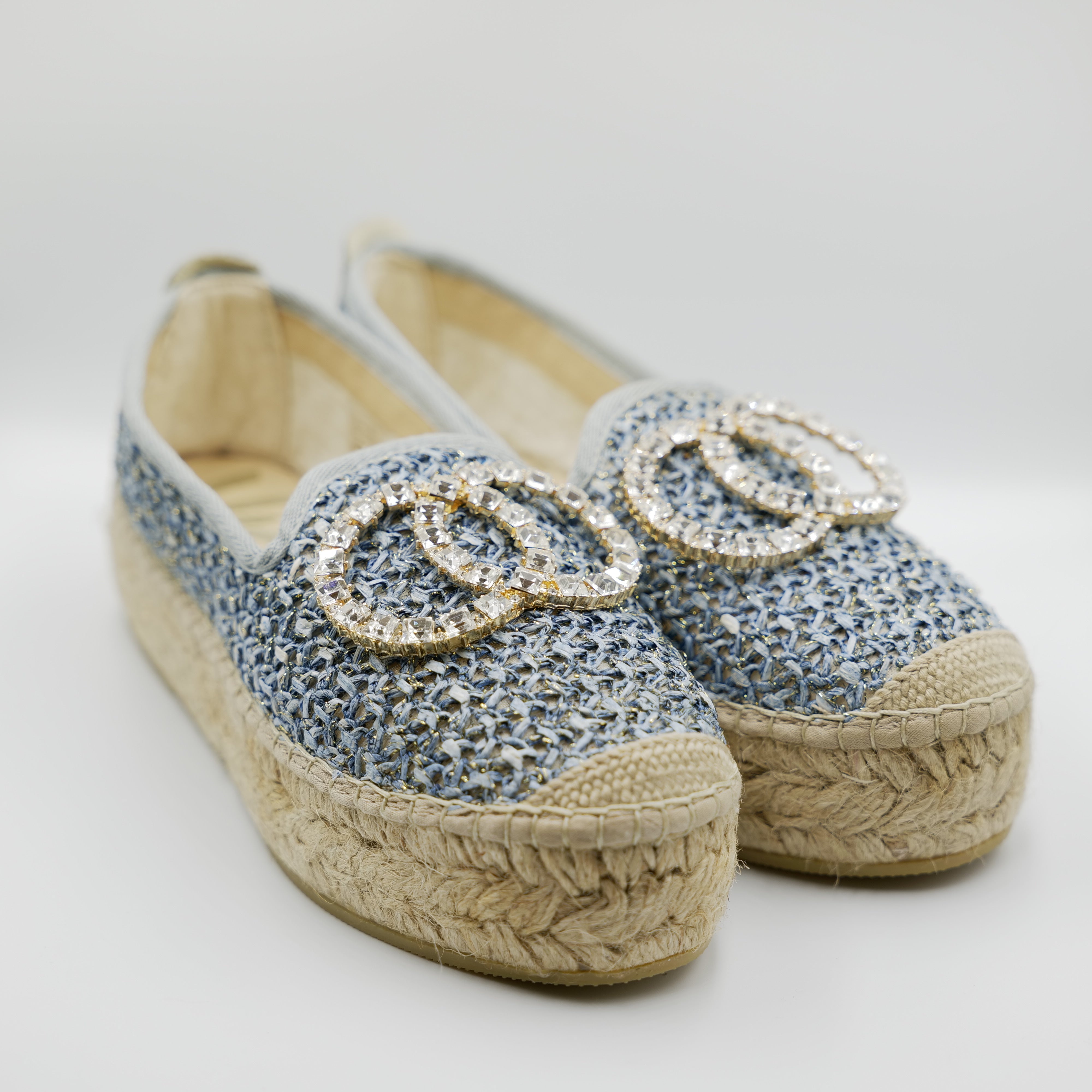 Vidorreta - Espadrilles in pelle e rafia con accessorio