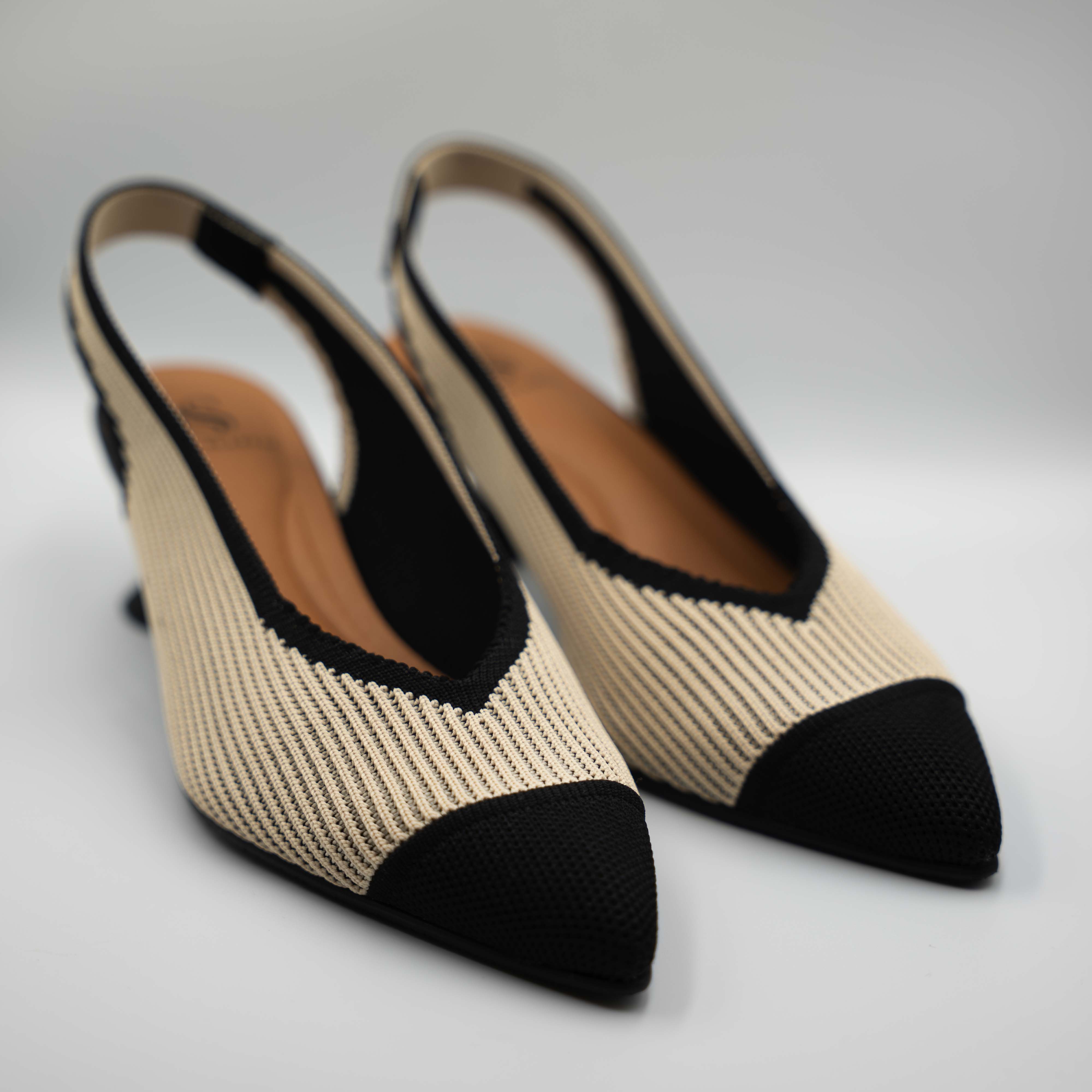 Miss Elastic - Slingback in tessuto elastico