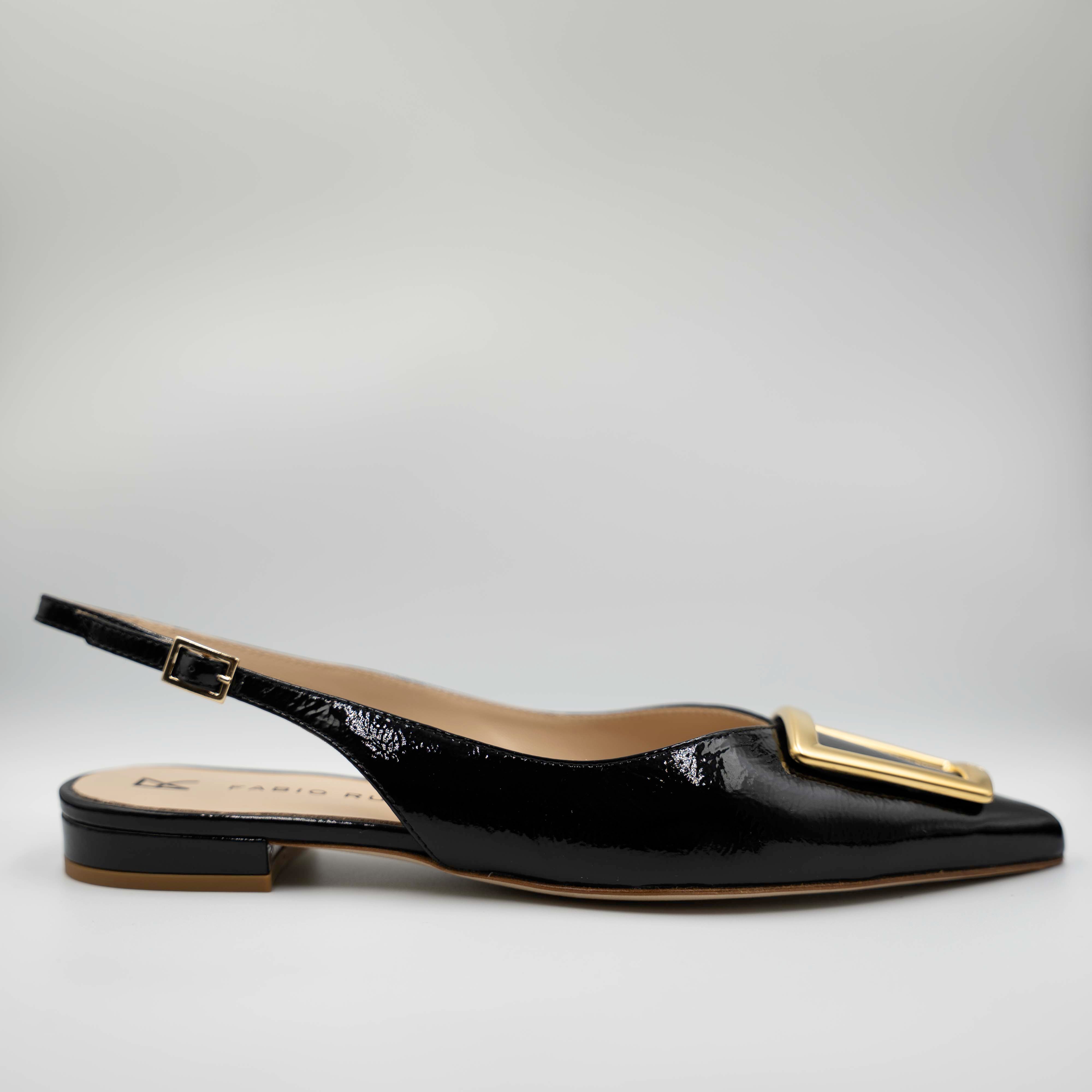 Fabio Rusconi - Slingback in naplak con accessorio