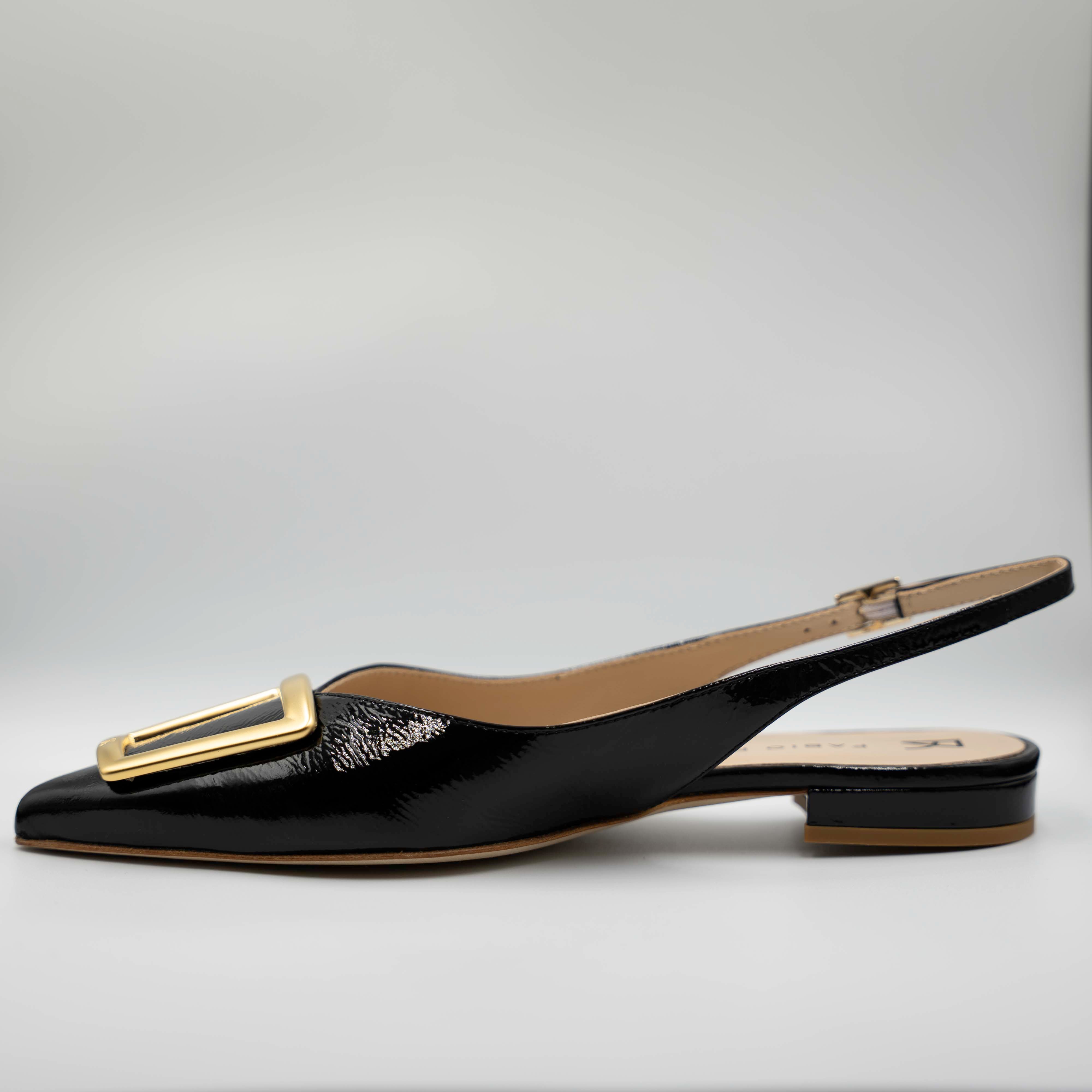 Fabio Rusconi - Slingback in naplak con accessorio