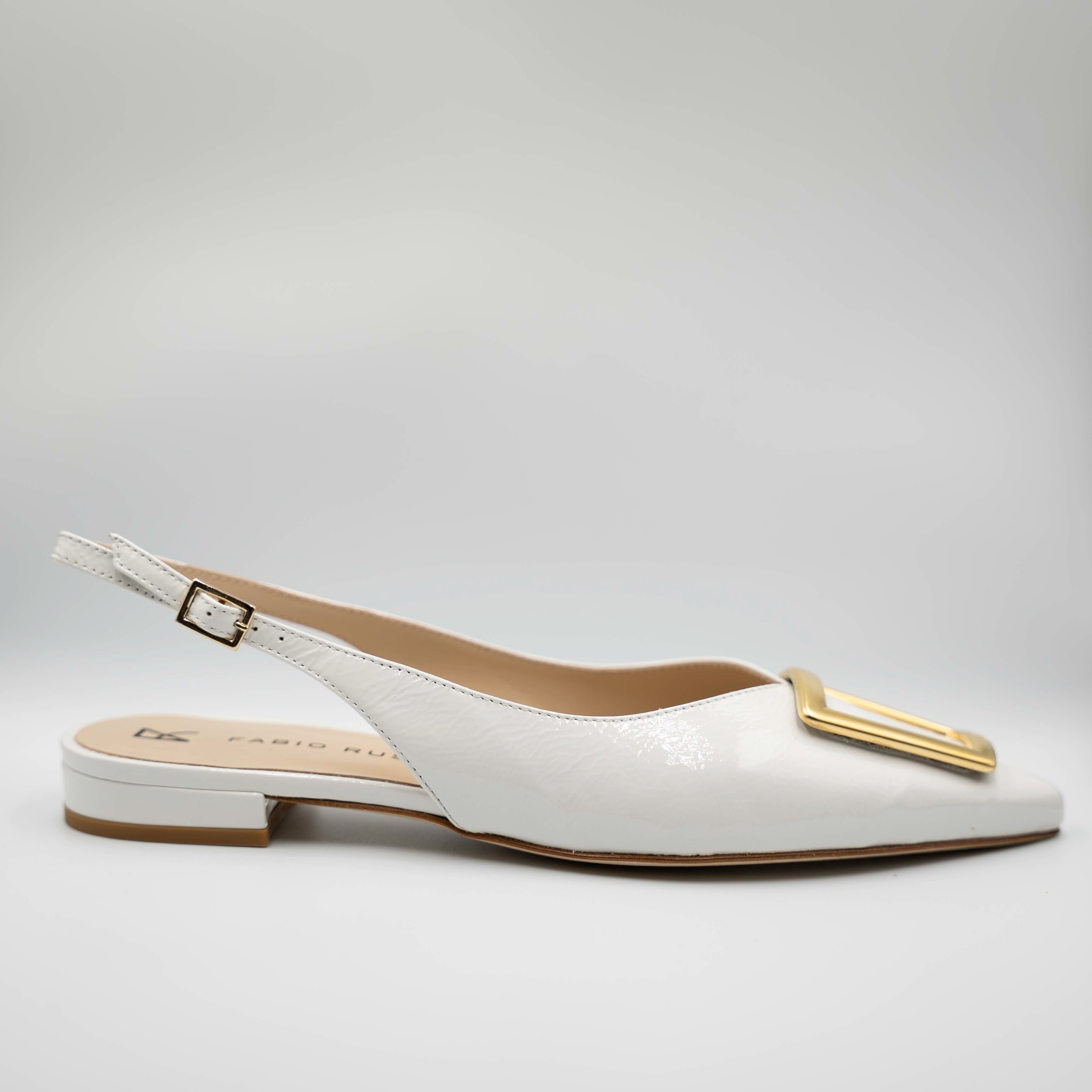 Fabio Rusconi - Slingback in naplak con accesorio