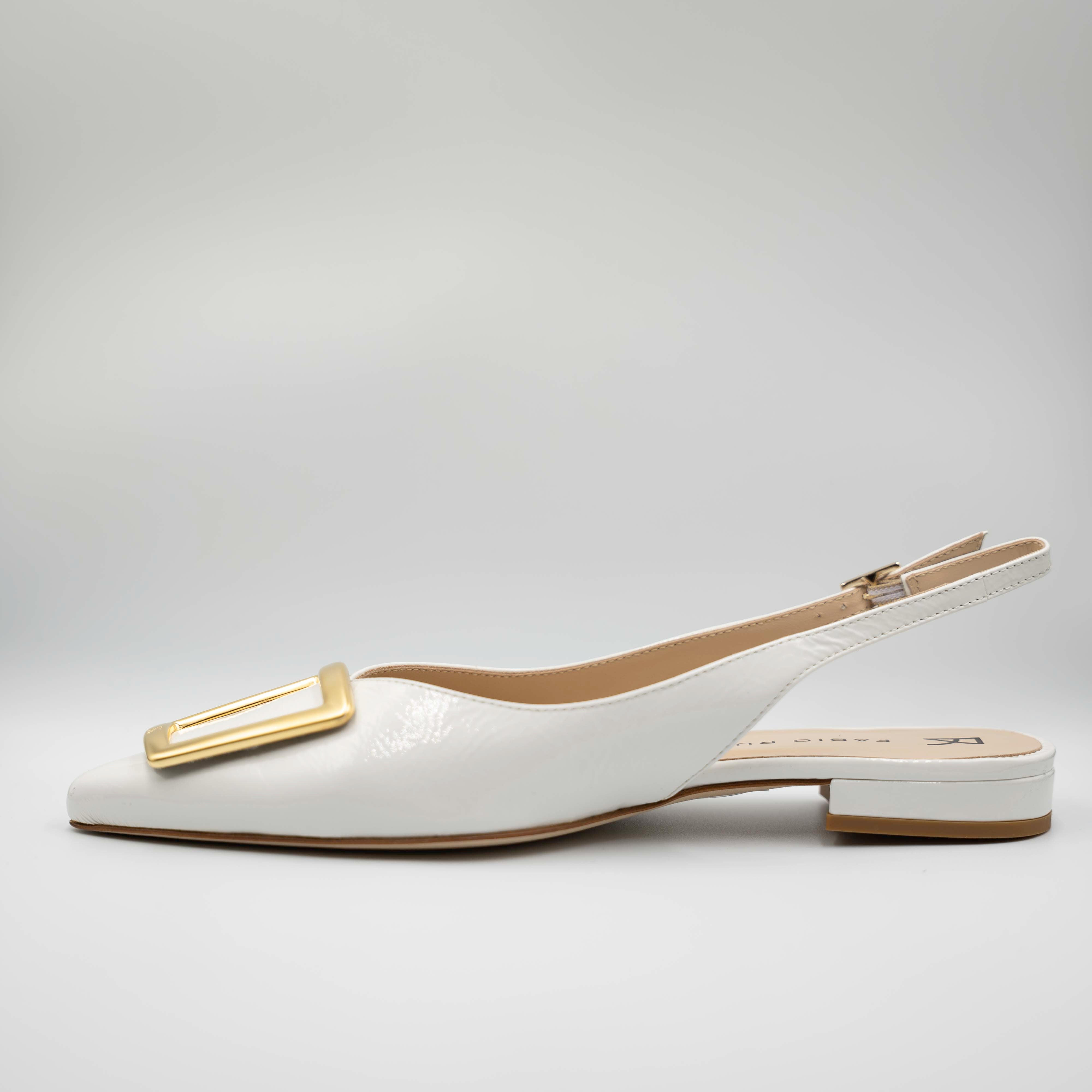 Fabio Rusconi - Slingback in naplak con accesorio