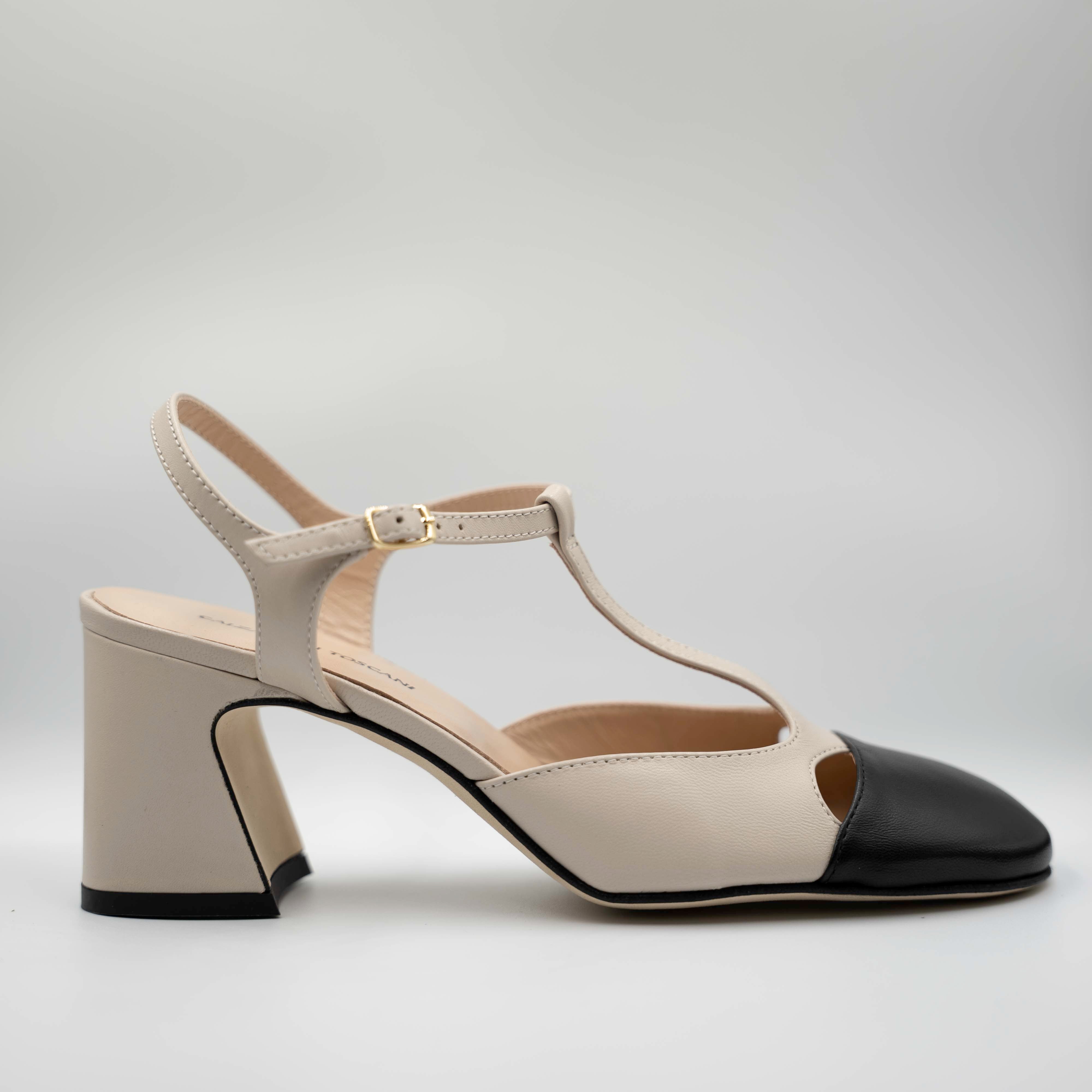 Calzaiuoli Toscani - Slingback in pelle con cinturino