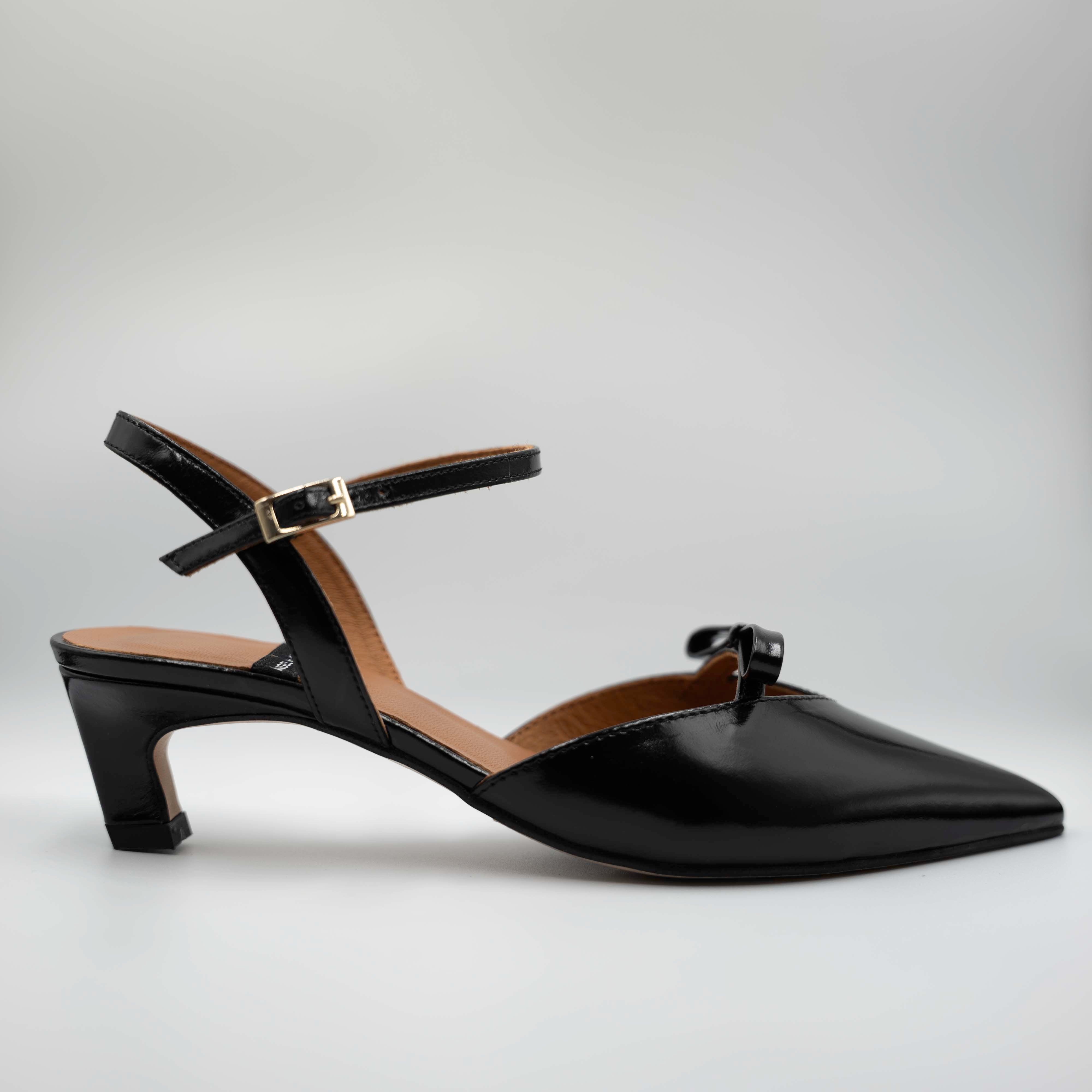 Angel Alarcon - Slingback in pelle abrasivata con cinturino