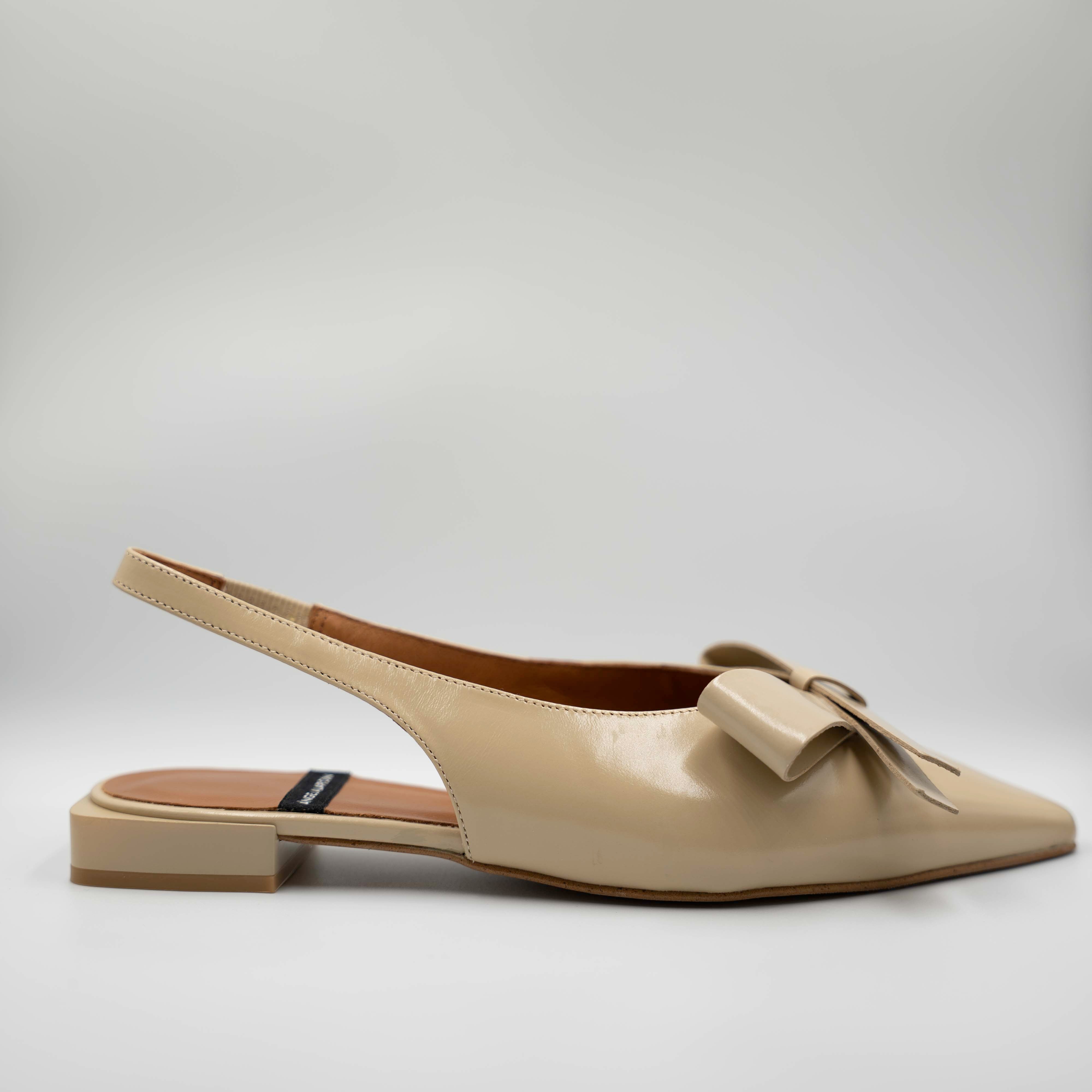 Angel Alarcon - Slingback in pelle abrasivata con elastico