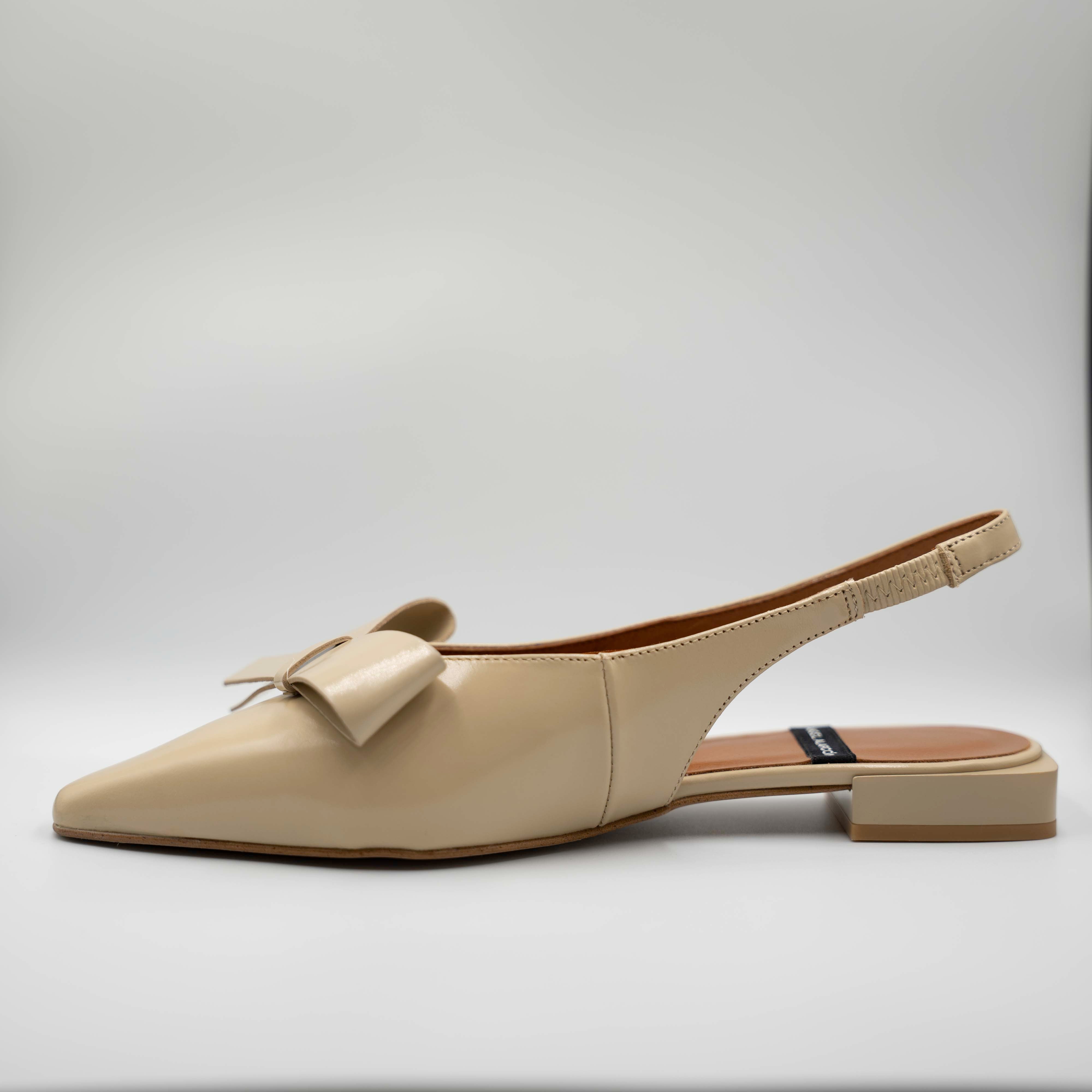 Angel Alarcon - Slingback in pelle abrasivata con elastico