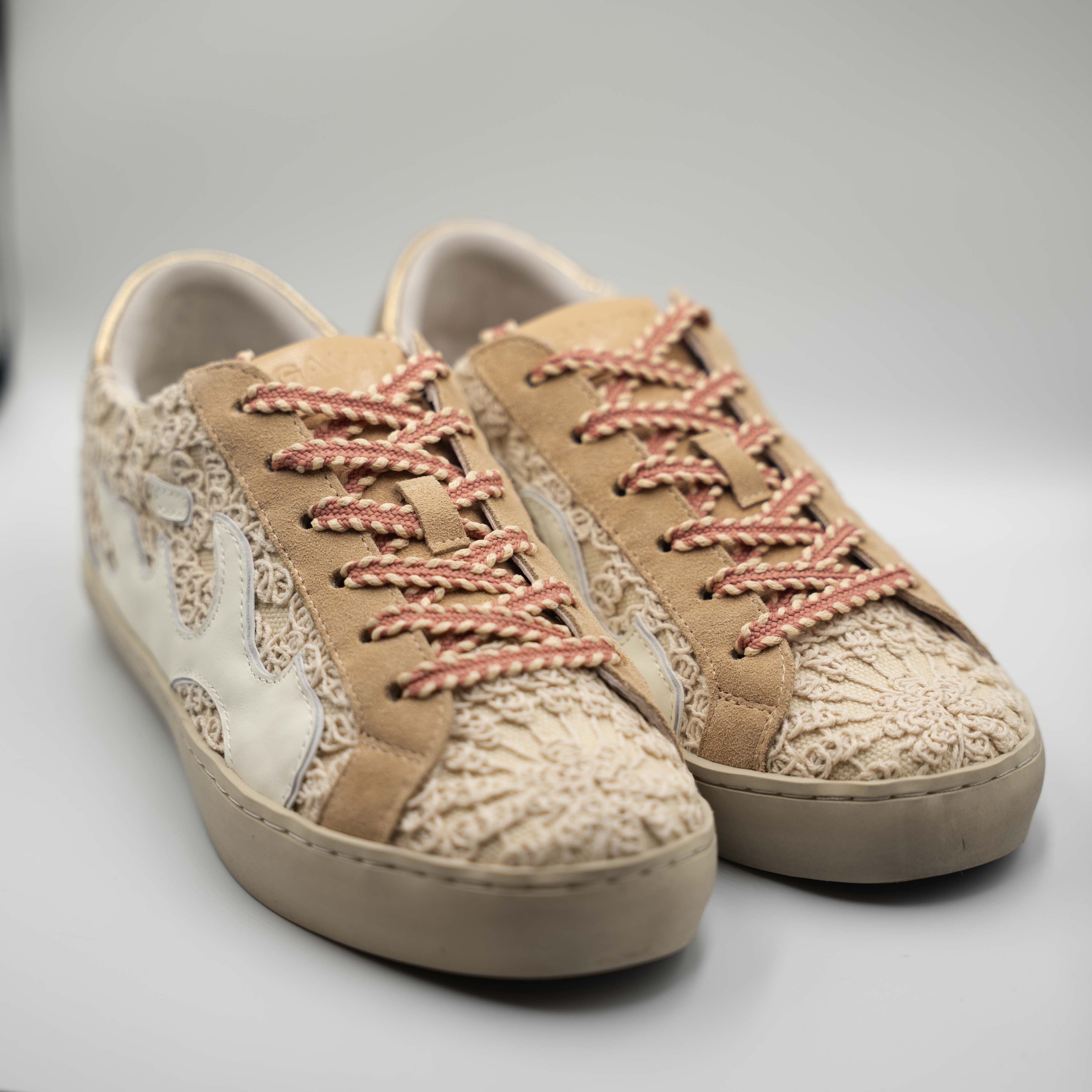 Gamin - Sneakers in pelle e tessuto