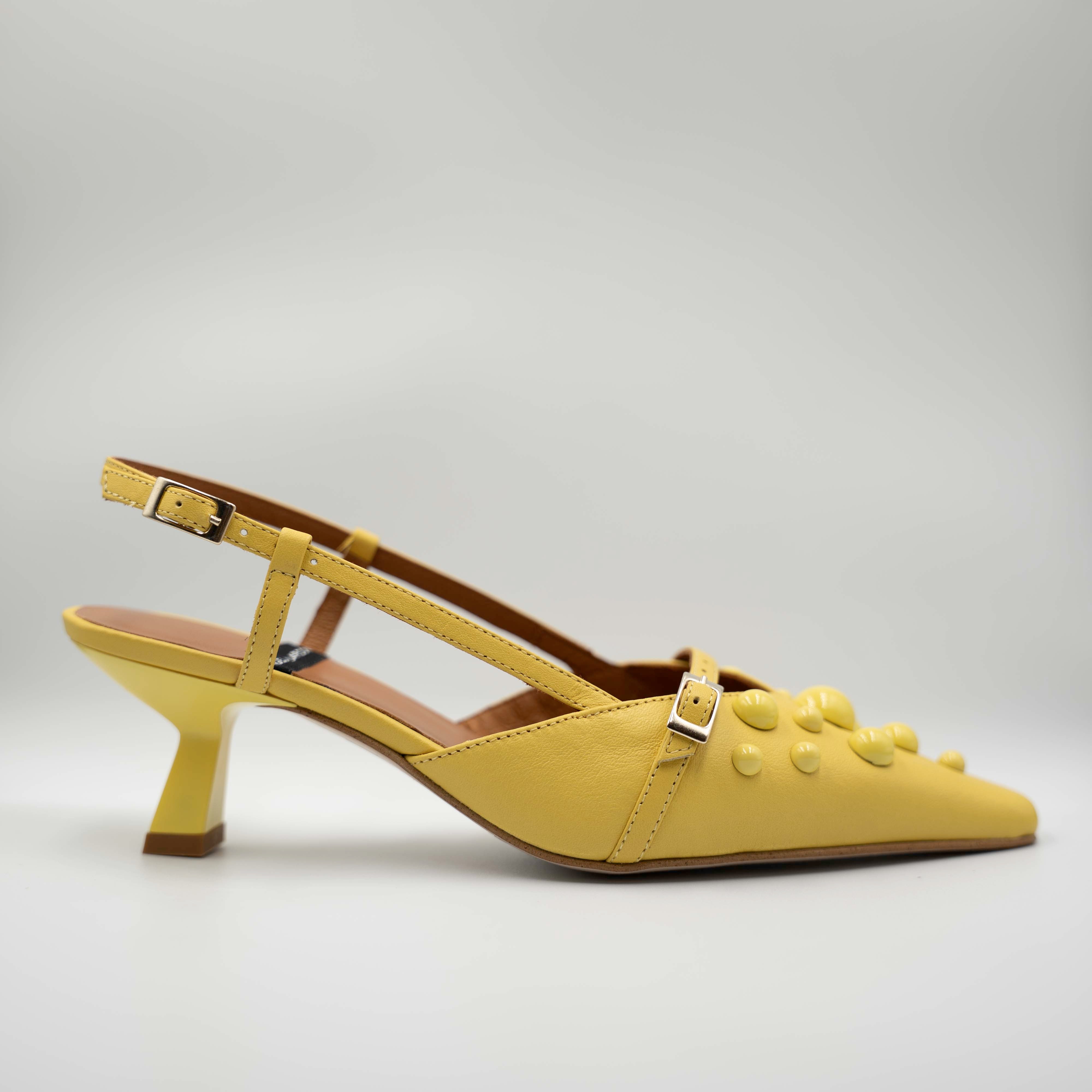 Angel Alarcon - Slingback in pelle con cinturino