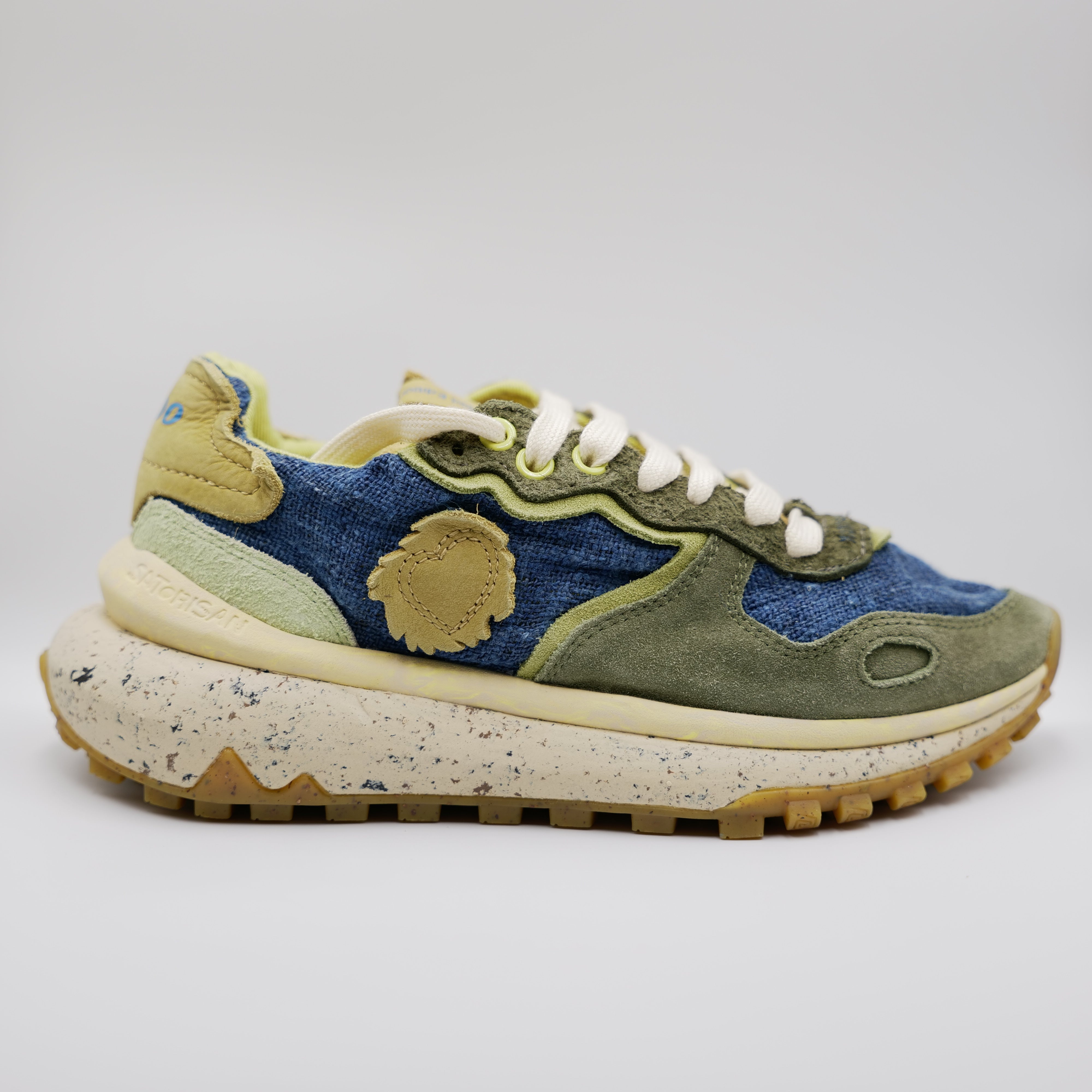 Satorisan - Sneakers in pelle e canapa vegetale