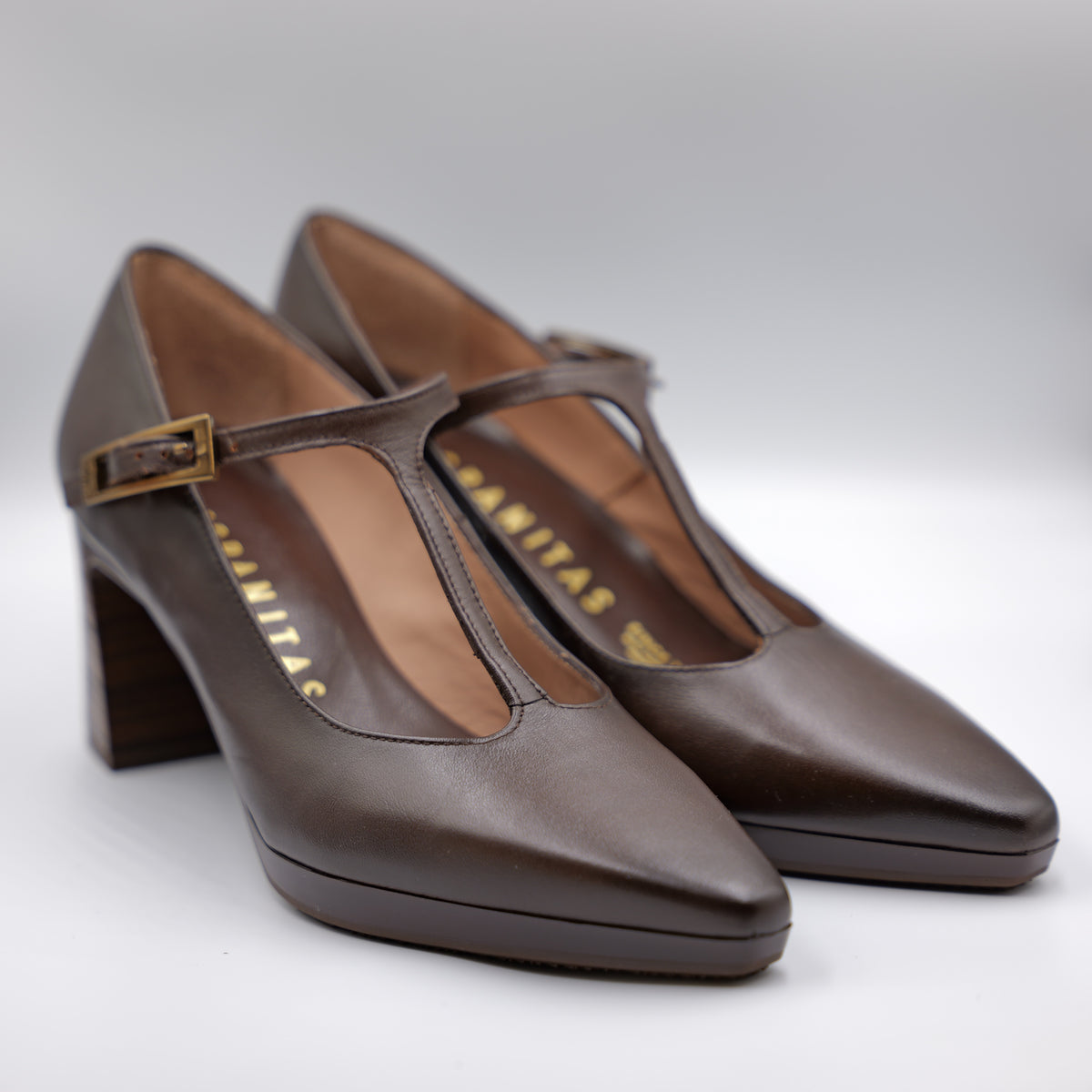 Hispanitas - Décolleté in pelle Marrone