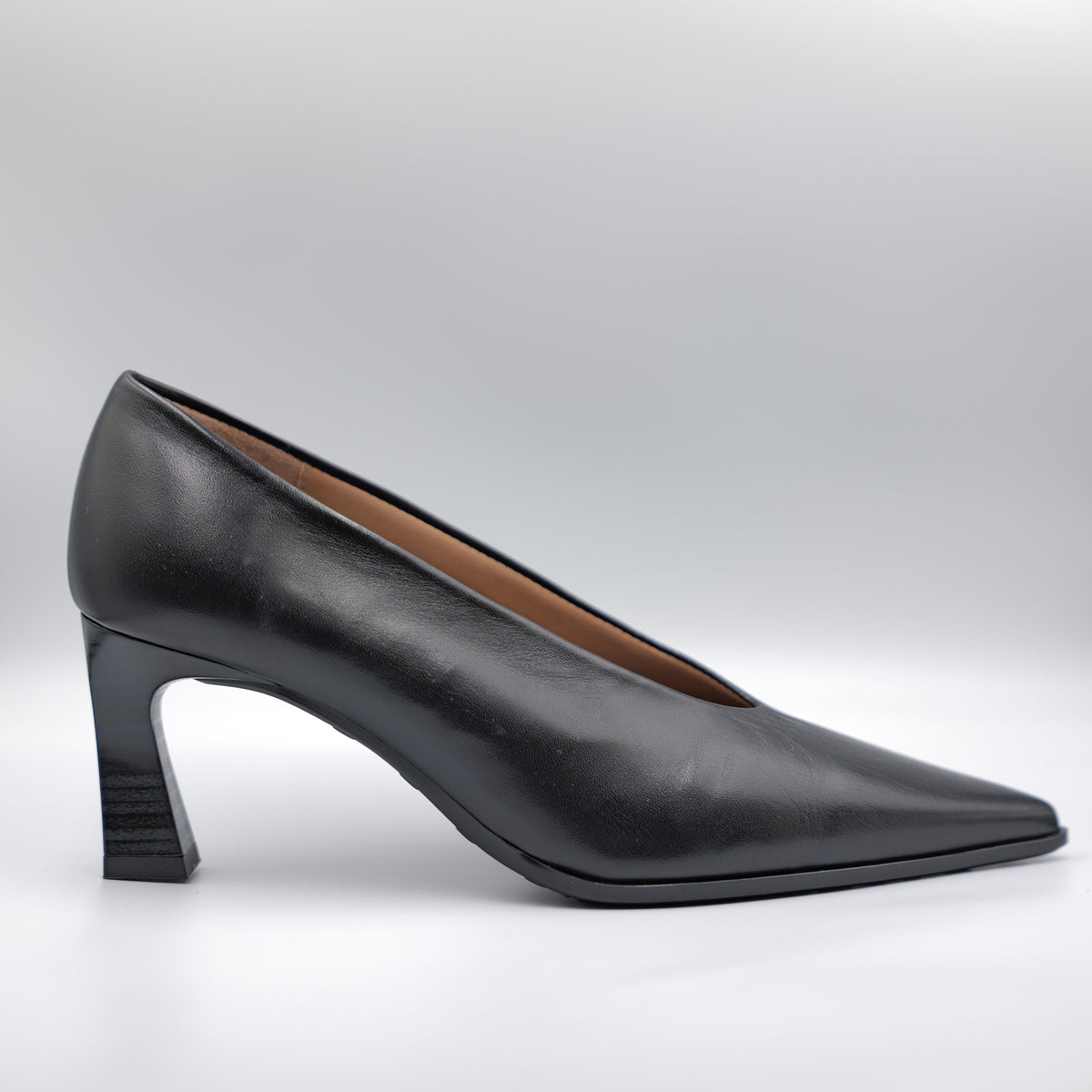 Hispanitas - Décolleté in pelle nera