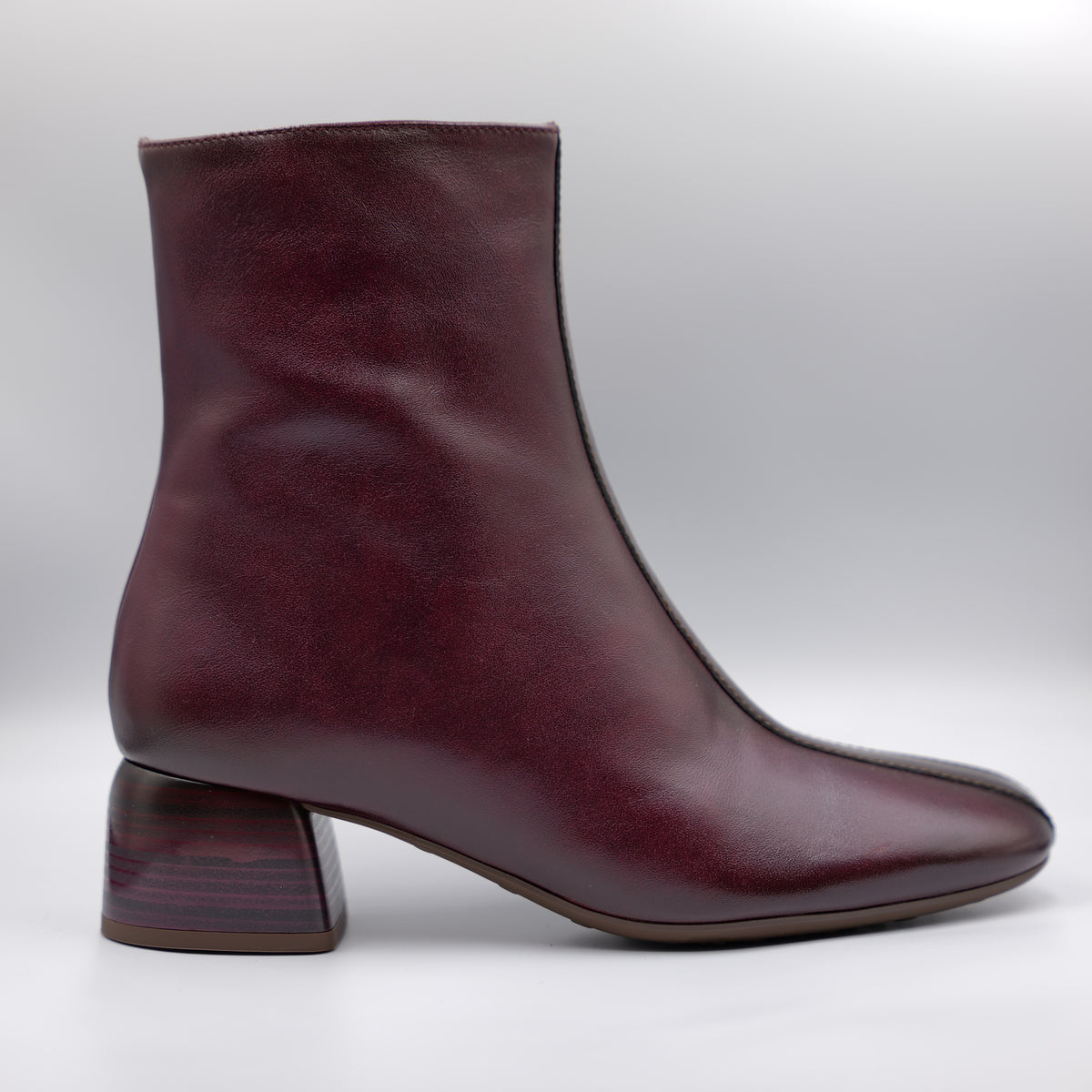 Hispanitas - Tronchetti in pelle bordeaux