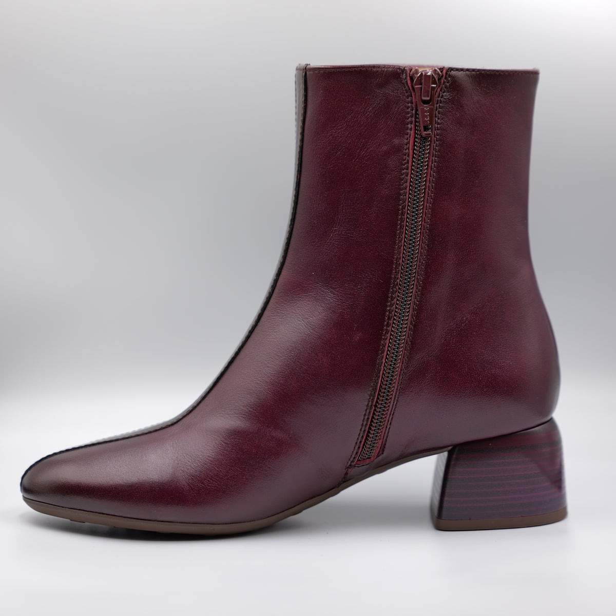 Hispanitas - Tronchetti in pelle bordeaux