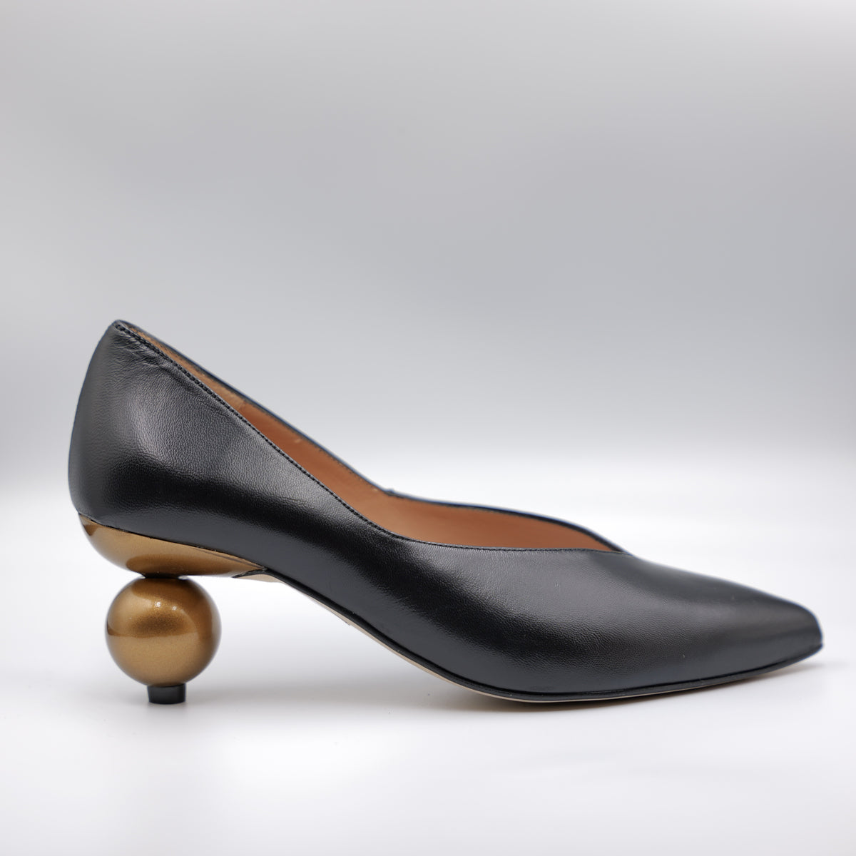Ora - Décolleté in pelle nera