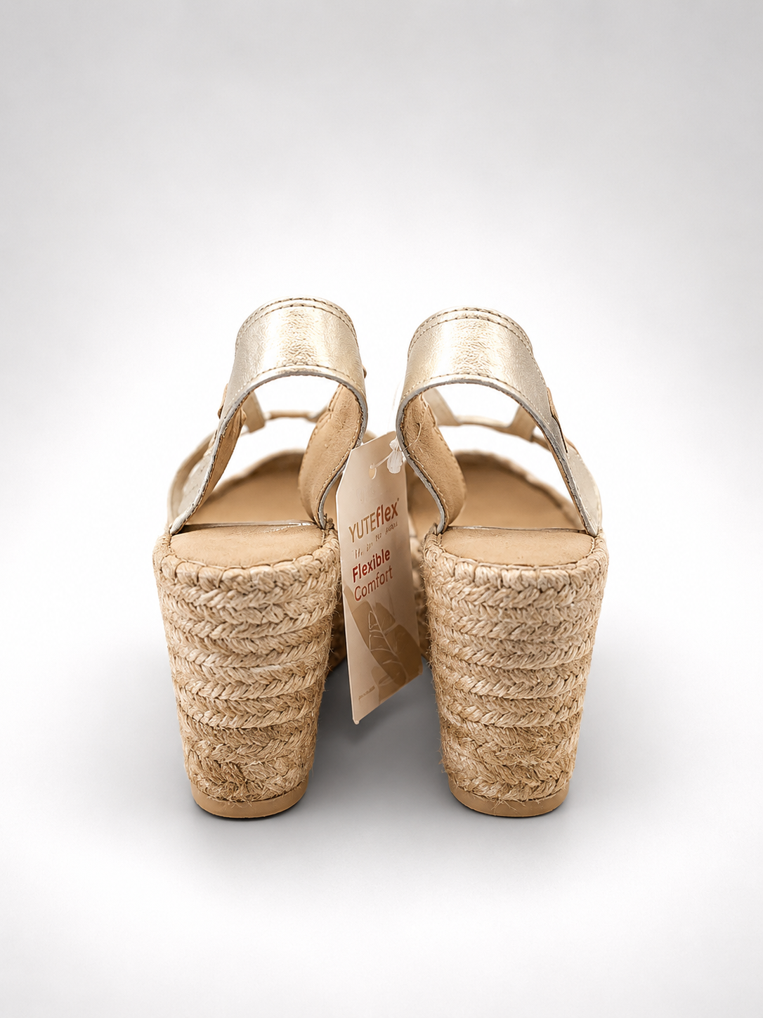 Vidorreta - Espadrillas in rete con strass color platino