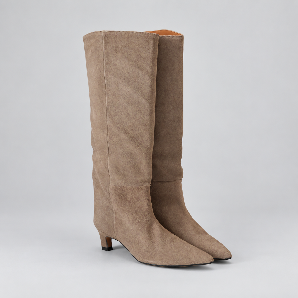 Angel Alarcon -Stivale in camoscio beige